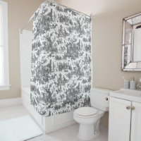 Vintage Rustique Ferme Français Toile-Noir & Blanc