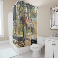 Vintage Western Cowboy Avec Poster De Film Cheval 