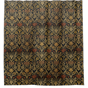 Rideaux De Douche Vintage William Morris Rose et Lily