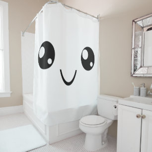 Rideaux De Douche Visage souriant