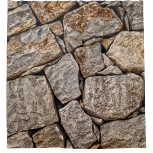 Rideaux De Douche Wall stones masonry