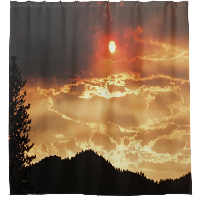 Rideaux De Douche Wallows Fire Sky...... (Devant)