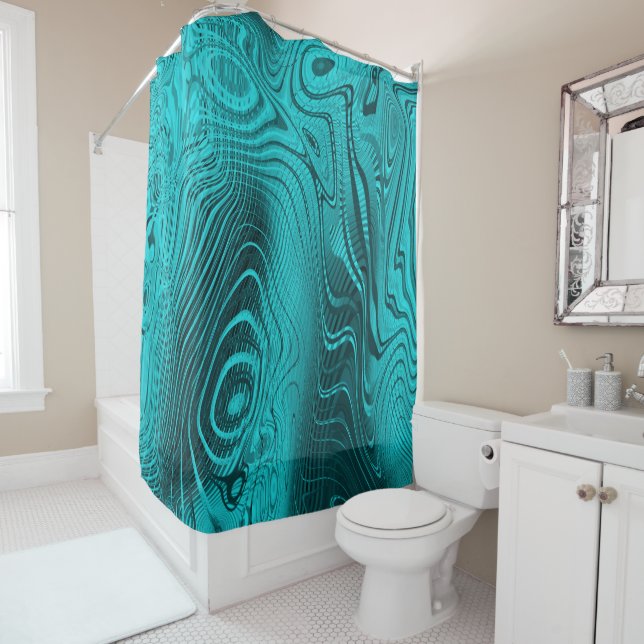 Rideaux De Douche Whirlpool sauvage (En situation)