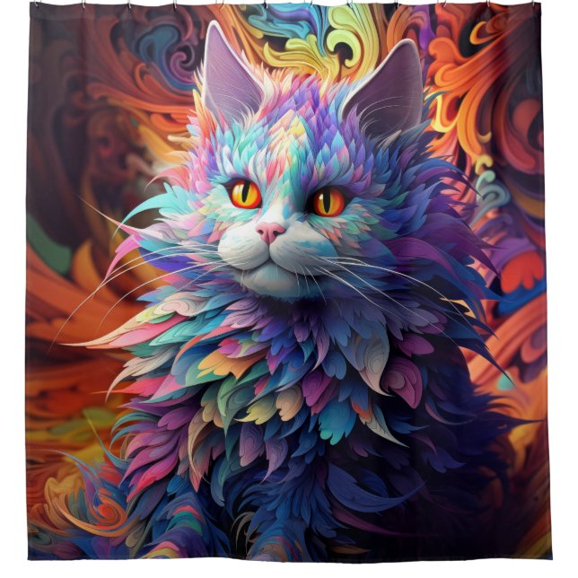 Rideaux De Douche Whisker Wonder (Devant)