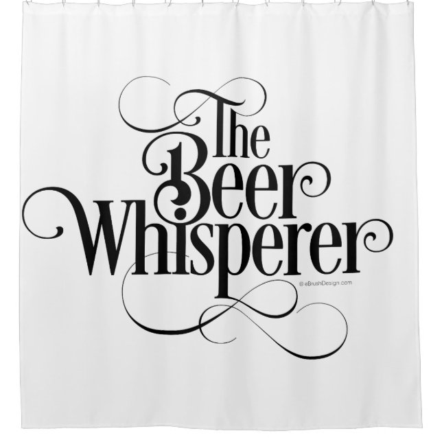 Rideaux De Douche Whisperer de bière (Devant)
