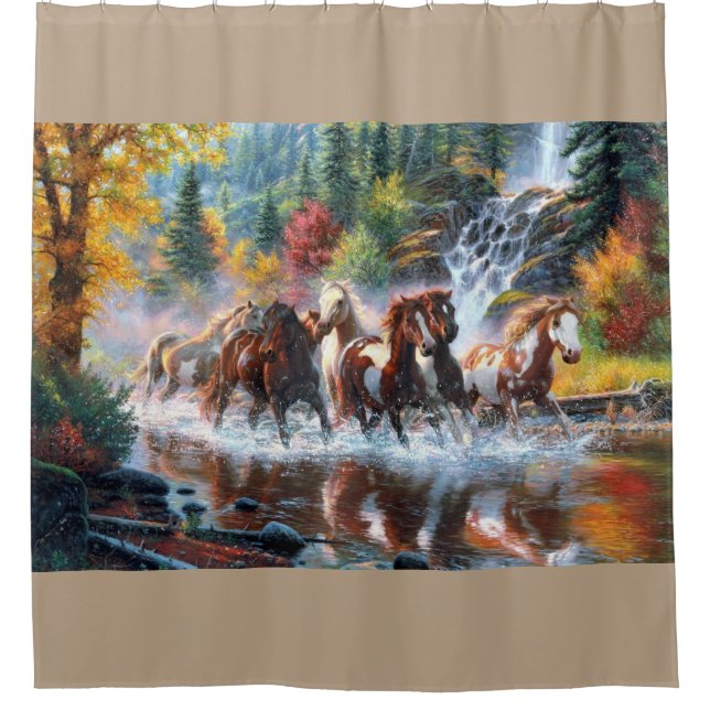 Rideaux De Douche Wild Creek Run (Devant)