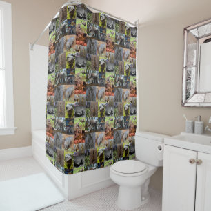 Rideaux De Douche Wild Wonders : Captivant Australian Photo Collage
