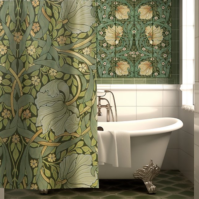 Rideaux De Douche William Morris (Créateur téléchargé)