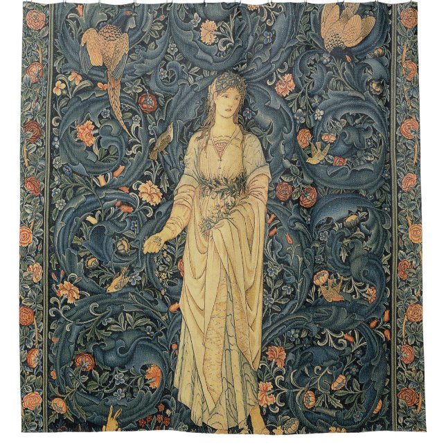 Rideaux De Douche William Morris antique Flora (Devant)