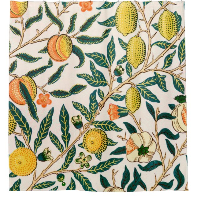 Rideaux De Douche William Morris Fruit Et Grenade (Devant)