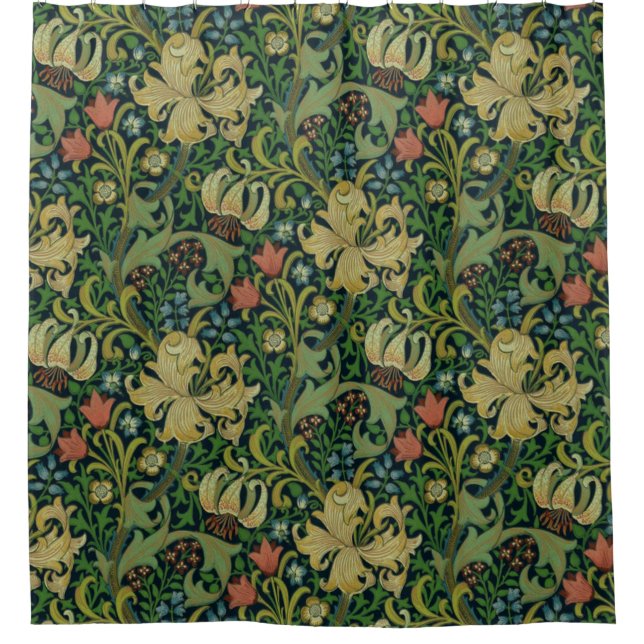 Rideaux De Douche William Morris Golden Lily (Devant)
