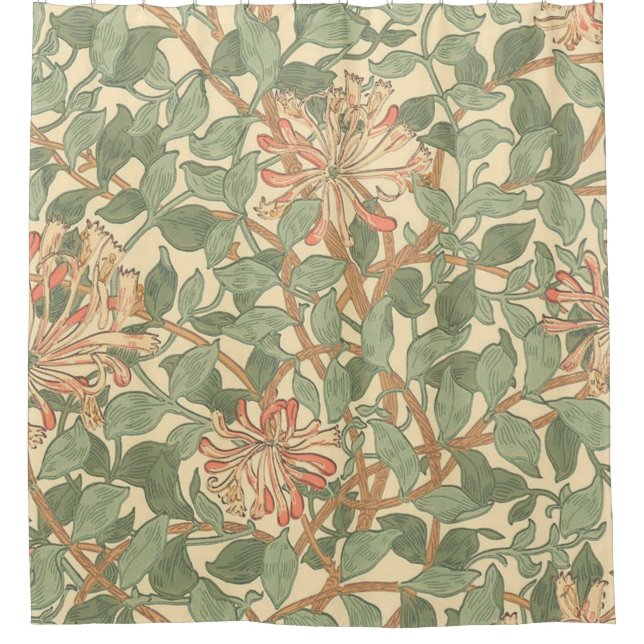 Rideaux De Douche William Morris Honeysuckle (Devant)