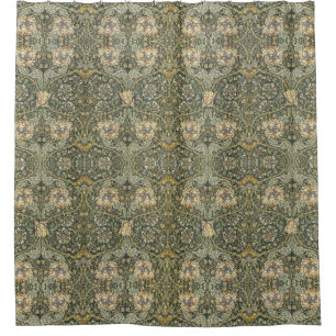 Rideaux De Douche William Morris Honeysuckle Design
