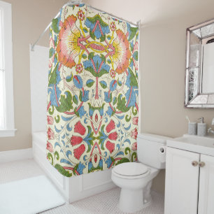 Rideaux De Douche William Morris Loddon Blossom Motifs Floraux