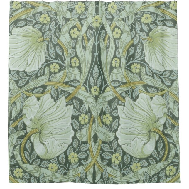 Rideaux De Douche William Morris, motif Art nouveau, art magnifique (Devant)