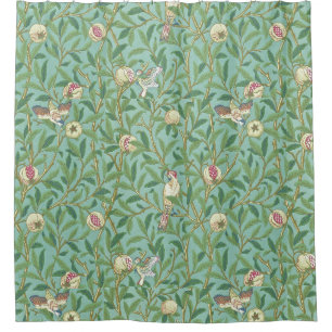 Rideaux De Douche William Morris "Oiseau & Grenade" 3.