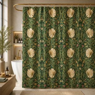 Rideaux De Douche William Morris Pimpernel Vintage Préraphaélite