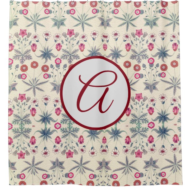 Rideaux De Douche William Morris SHOWER CURTAIN AVEC INITIAL (Devant)