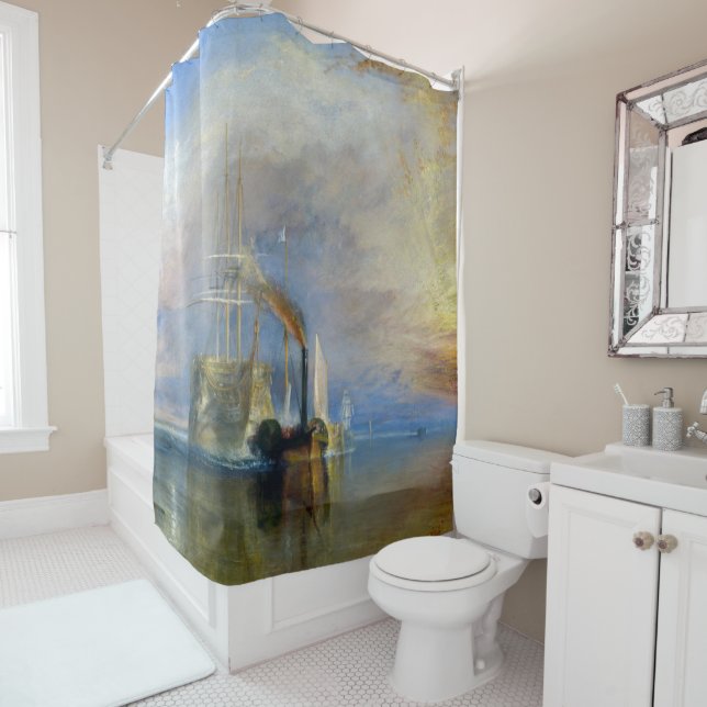Rideaux De Douche William Turner - Le Temeraire de combat (En situation)