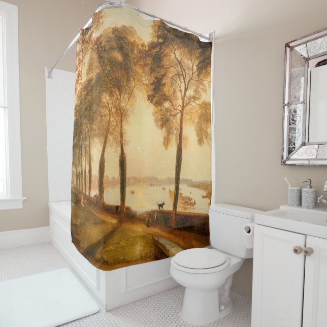 Rideaux De Douche William Turner - Mortlake Terrace (En situation)