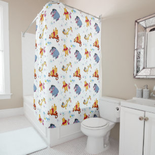 Rideaux De Douche Winnie l'Ourson  Accrocher avec l'Motif des amis