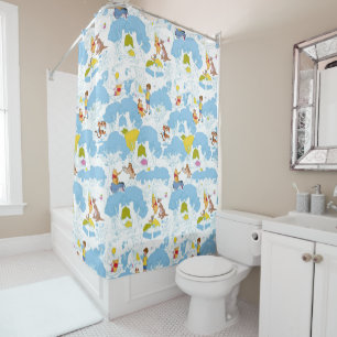 Rideaux De Douche Winnie l'Ourson Au Motif Honey Tree