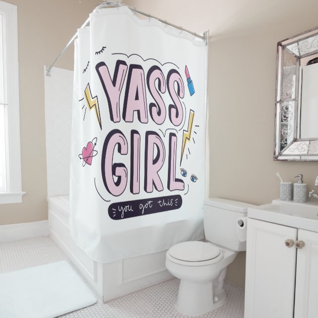 Rideaux De Douche Yass Girl | Vous Avez Obtenu (En situation)