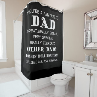 Rideaux De Douche You're A Fantastique papa Great | Love Papa