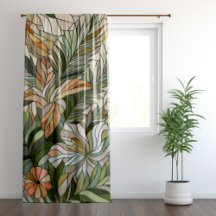 Art numérique de mosaïque plante tropicale