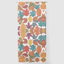Elégant aquarelle Automne Feuilles coloré Motif