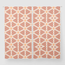 Motif géométrique Abstrait Orange moderne