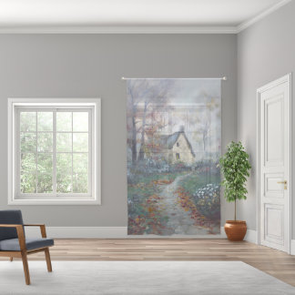 Rideaux Voilages "Soupe de citrouille - Un cottage anglais"