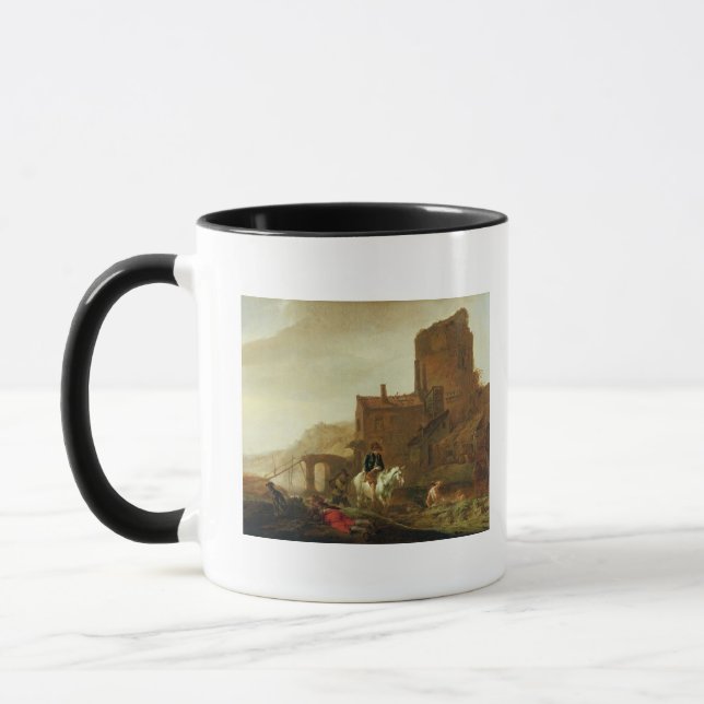 Rider and Bather Mug (Left)