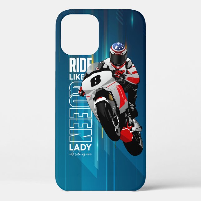 Rider King | iPhone 12 Coque (Queen) (Verso)