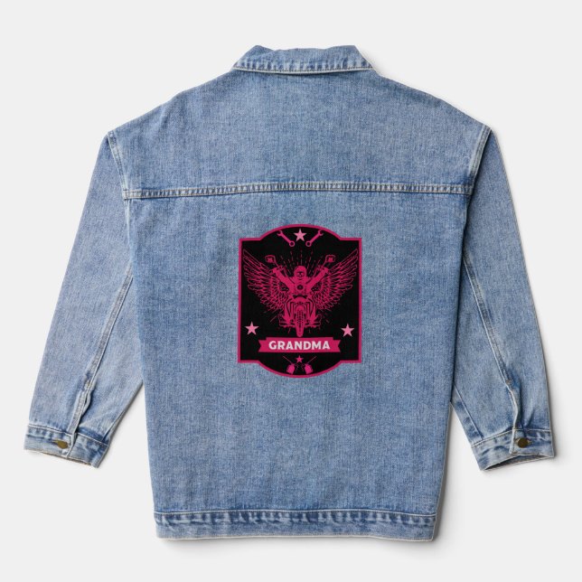 Rider moto Grandma (Verso)