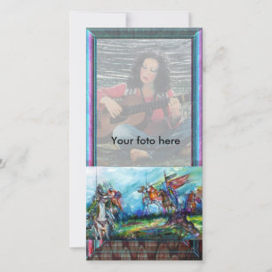 RIDERS IN STORM Medieval Knights Horseback Photo