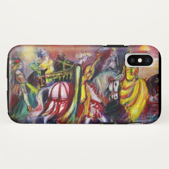 RIDERS IN THE NIGHT Fantasy Case-Mate iPhone Case (Back (Horizontal))