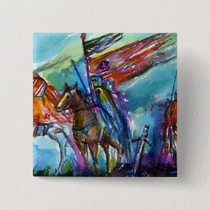 RIDERS IN THE STORM 2 INCH SQUARE BUTTON