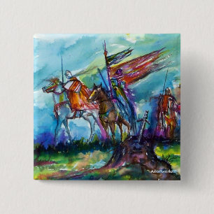 RIDERS IN THE STORM 2 INCH SQUARE BUTTON