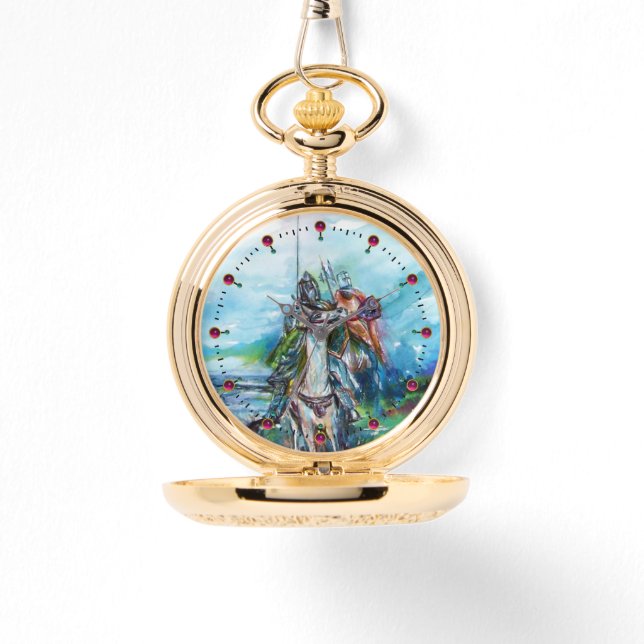 RIDERS IN THE STORM, Medieval Knights Horseback Watch (Front)