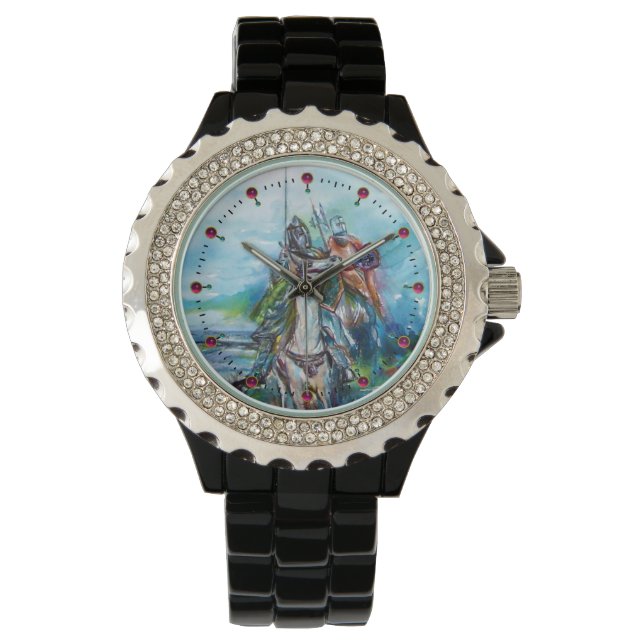 RIDERS IN THE STORM, Medieval Knights Horseback Watch (Front)