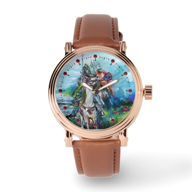 RIDERS IN THE STORM, Medieval Knights Horseback Watch (Front)