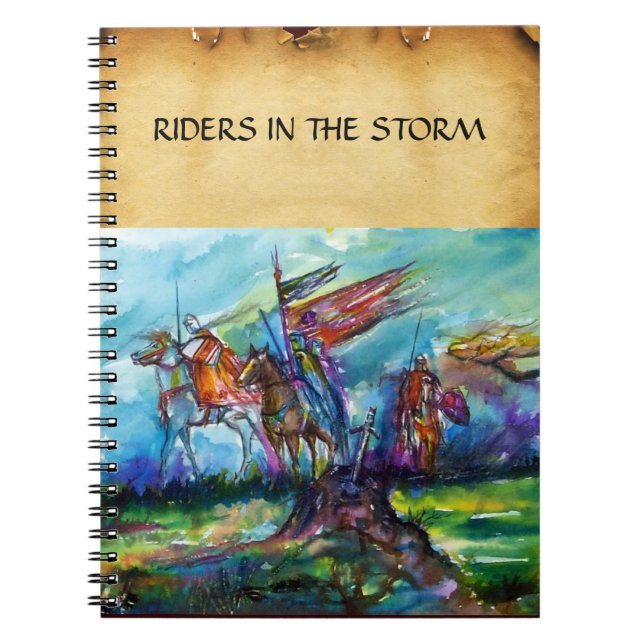 RIDERS IN THE STORM NOTEBOOK (Front)