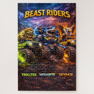 Riders monster trucks the ultimate 1014 piece prem jigsaw puzzle