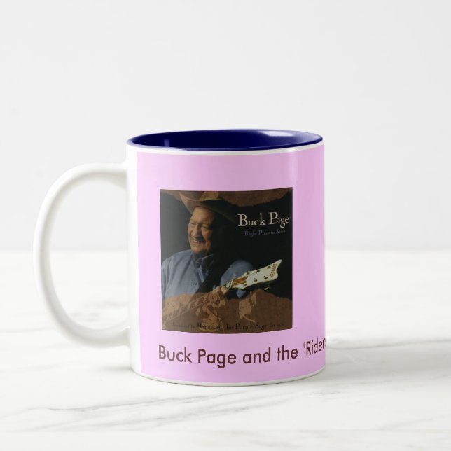 Riders of the Purple Sage. Two-Tone Coffee Mug (Left)