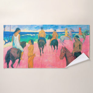 Riders on the Beach, Gauguin Bath Towel