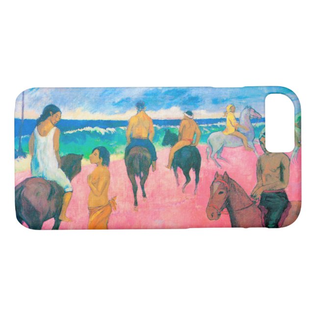 Riders on the Beach, Gauguin Case-Mate iPhone Case (Back (Horizontal))