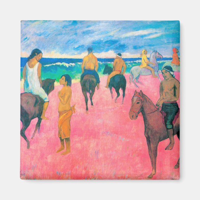 Riders on the Beach, Gauguin Magnet (Front)