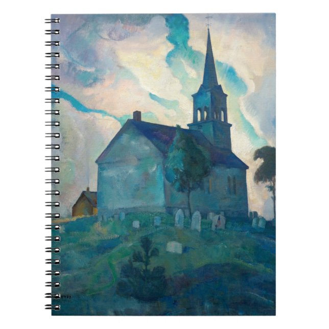 Ridge Church by Newell Convers Wyeth Notebook (Front)