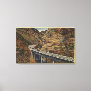Ridge Route Cut-off, Going to Bakersfield Canvas Print